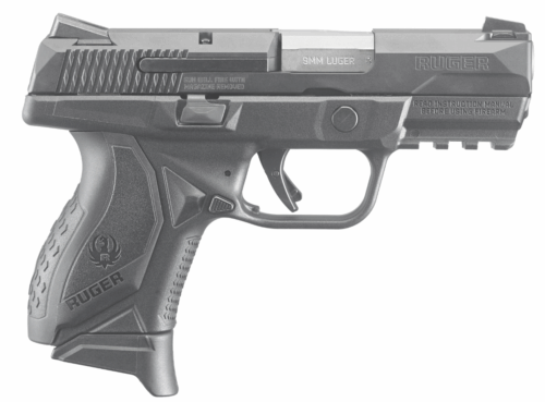 Ruger, American Compact Pistol, 9mm, Black (RUA9PROCMPT)
