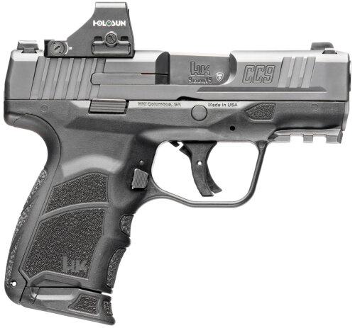 H&K, CC9, 9mm Pistol, with Holosun 407K Green Dot Optic (81001131)