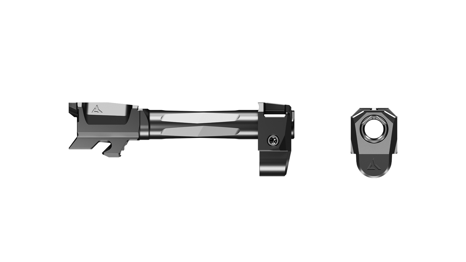 Radian Weapons, RAMJET, Barrel with AFTERBURNER Compensator, 9mm, G43, Black (R0842)