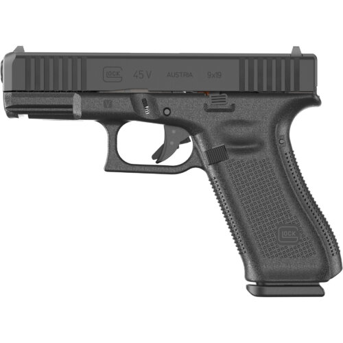 GLOCK, 45V, V Series, Compact, 9MM, Black (PV4550203)