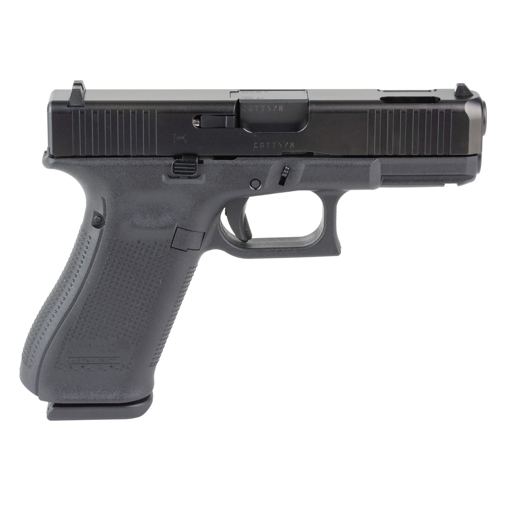 GLOCK, 45C (V), Full Size, 9MM, 17+1, Black (PV4559203) - Image 3