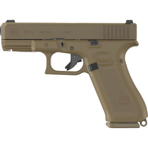 Glock, G19XV, Compact 9mm Pistol, Coyote (UV1950703X)