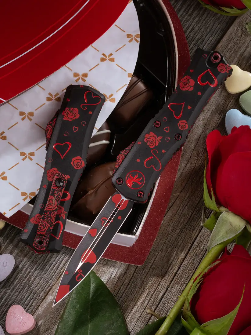 Microtech Hera II Valentine's D/E Signature Series (1702M-1VN)