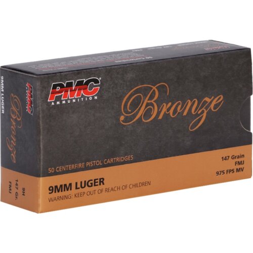 PMC, Bronze, 9mm, 147Grain Ammunition (9H)