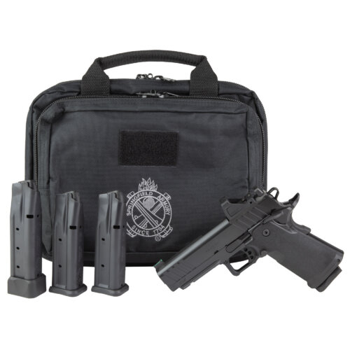 Springfield Armory, 1911 DS Prodigy Compact, Gear Up Package, 9mm, OR, Viridian Green Dot (PH9117AOS-PA)