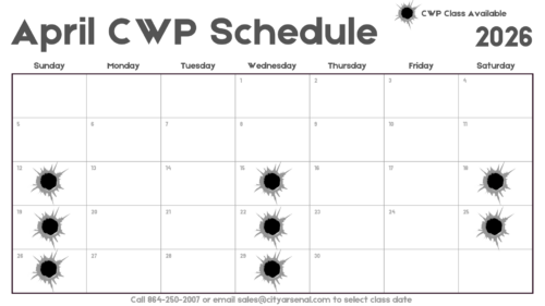 SOUTH CAROLINA CONCEALED WEAPONS PERMIT (CWP) COURSE