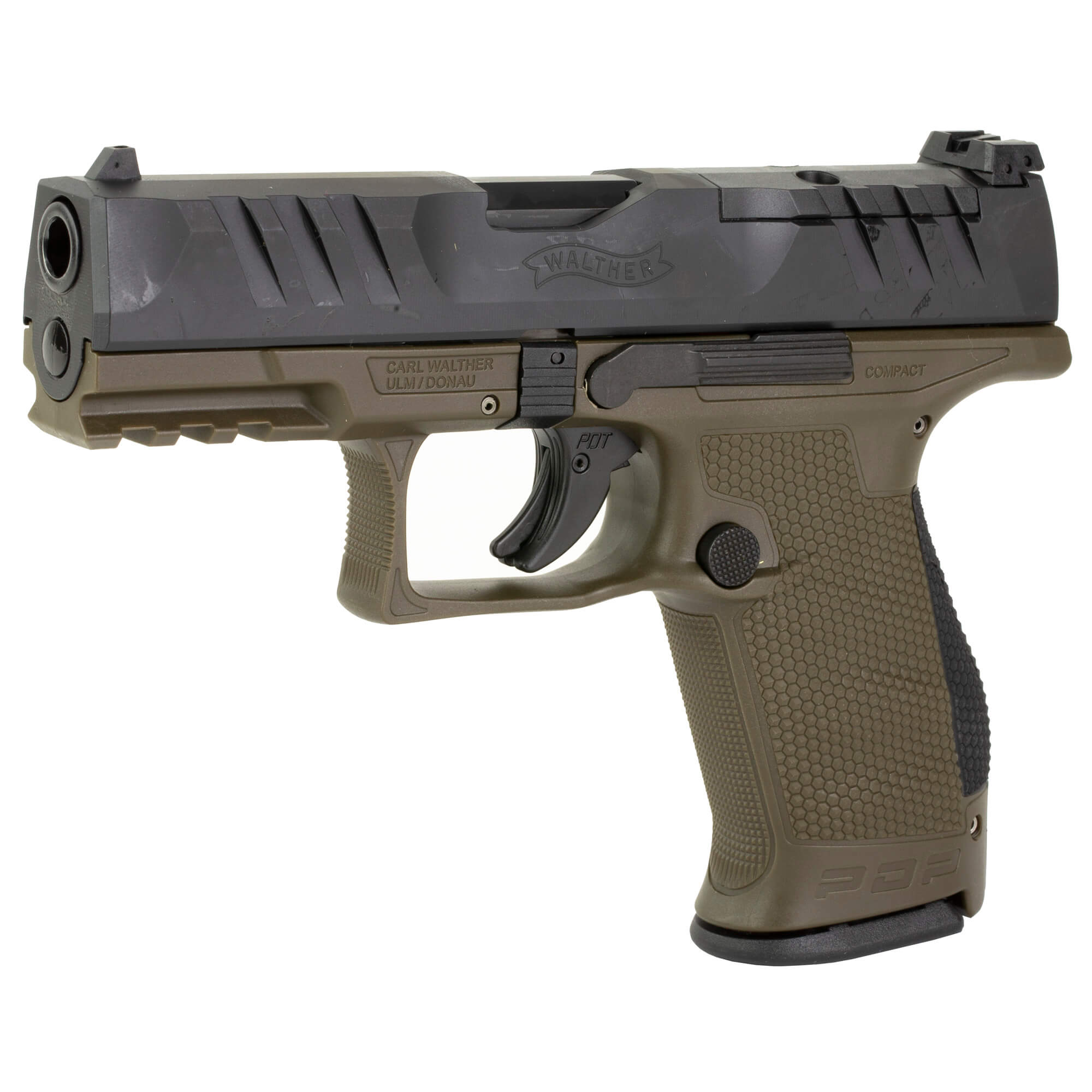 Walther, PDP, 9mm Pistol, 4" Black / Green (2858428) - Image 3