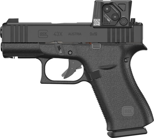 Glock, G43X MOS, 9mm Pistol, Aimpoint COA Optic, Black (PX4350B03FRMOS8A4)