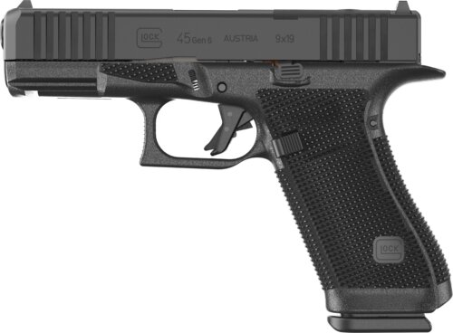 Glock, G45, Gen6, 9mm Pistol, Optics Ready (U64550203)