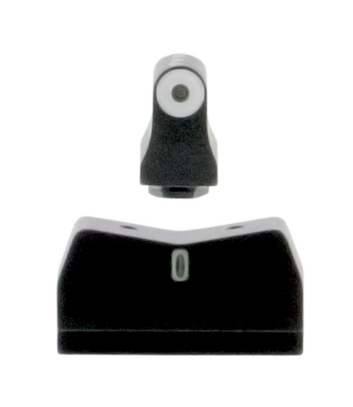 XS Sights GL0004S5 DXT Big Dot Night Sights fits Glock Black | Green Tritium White Outline Front Sight Green Tritium White Outline Bar Rear Sight