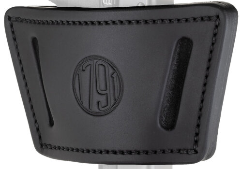 1791 Gunleather UIWXSBLA UIW Max  IWB/OWB Black Leather Belt Clip Fits Most Mid-Large Frame Autos with Rail, Laser & Light Ambidextrous