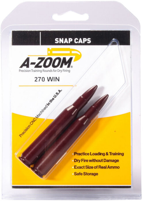 A-Zoom 12224 Rifle Snap Cap 270Win 2Pack