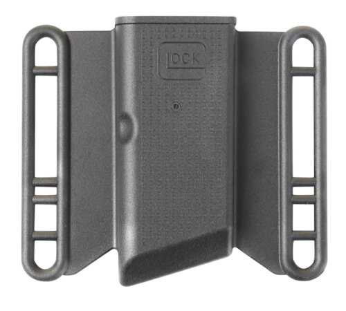 Glock MP033612 Mag Pouch OWB Black Polymer, Belt Slide Mount Up To 2.25" Wide, Fits Glock 42 Magazines Only