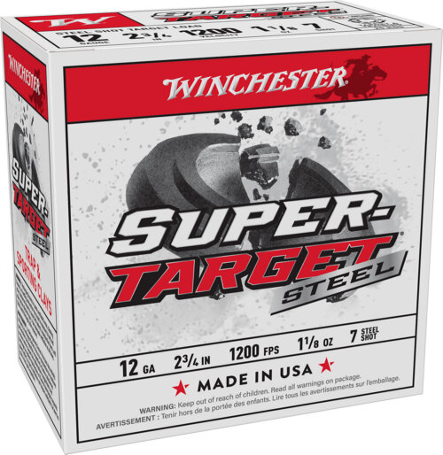 Winchester Ammo TRGT12S7 Super-Target  12Gauge 2.75" 1 1/8oz 7Shot 25 Per Box/10 Case