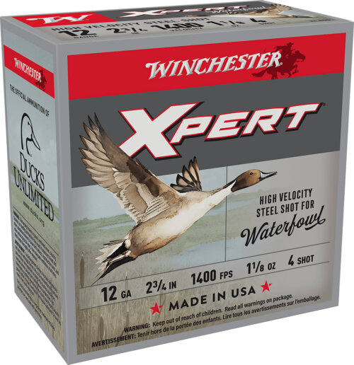 Winchester Ammo WEX12H4 Super X Xpert High Velocity 12Gauge 2.75" 1 1/8oz 4Shot 25 Per Box/10 Case