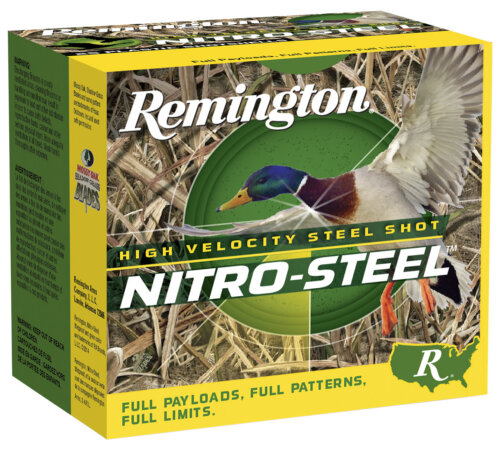 Remington Ammunition 20769 Nitro-Steel High Velocity 20Gauge 3" 1oz 4Shot 25 Per Box/10 Case