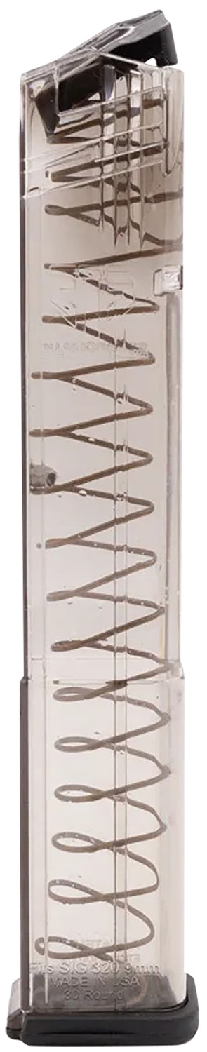 ETS Group SG932030 Pistol Mags  Clear Detachable 30rd 9mm Luger for Sig P320
