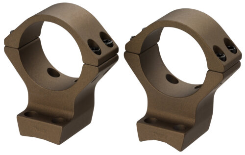 Browning 12531 X-Bolt Scope Mount System X-Lock Burnt Bronze Cerakote Aluminum 1" Tube, Low Rings