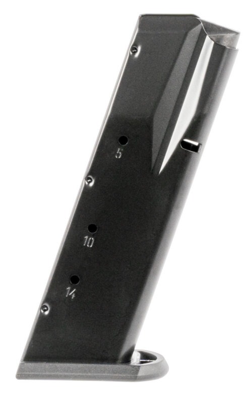 Mec-Gar MGWIT40LFAFC Tanfoglio 14rd 40 S&W, Fits Tanfoglio Witness Large Frame, Blued w/Anti-Friction Coating Carbon Steel
