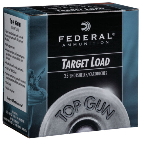 Federal TGSH128 Top Gun  12Gauge 2.75" 1oz 8Shot 25 Per Box/10 Case
