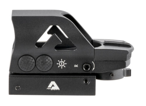 Aim Sports RT506C Full-Size Reflex Sight  Matte Black 1x34mm Red/Green Multi Reticle