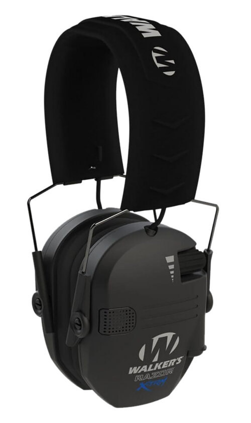 Walker's GWPXRSEM Razor X-TRM Digital Electronic Muff 21 dB Over the Head Black Polymer