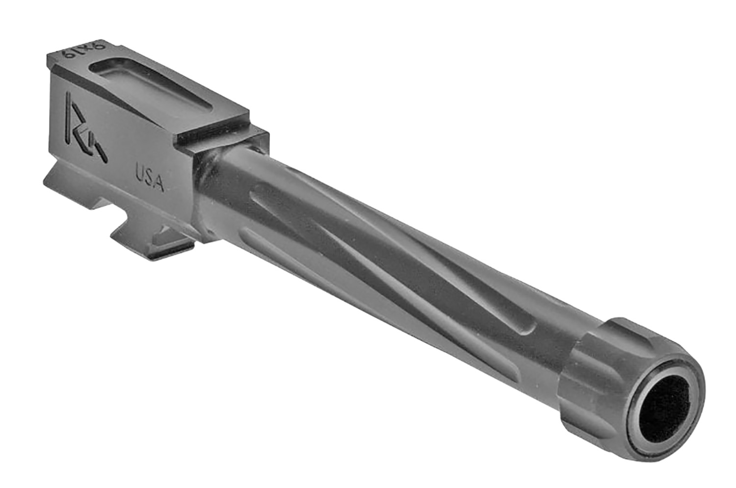 Rival Arms RA20G802D Precision V1 Match Grade 9mm Luger Compatible w/Glock 48, 4.17" Fluted Threaded PVD Stainless Steel