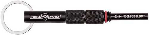Real Avid AVGLOCK21 2-In-1 Tool Black Steel Handgun Fits Glock Knurled Handle