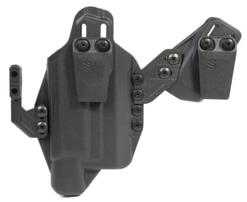 Blackhawk 416702BK Stache IWB Size 02 Black Polymer Belt Clip Compatible w/Glock 19/23/32/45 Belt 1.50" Wide Ambidextrous