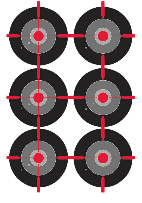 Birchwood Casey 35703 Dirty Bird  Bullseye Tagboard Target 12" x 18" 100 Per Pkg