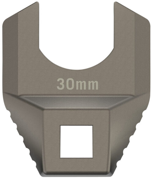 Real Avid AVMF30BNW Master -Fit Barrell Nut Wrench 30MM Titanium Titanium/Stainless Steel AR-Platform Free-Float Handle