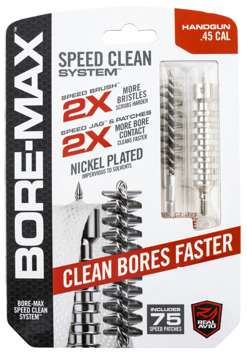Real Avid AVBMSET45 Bore-Max Speed Clean Upgrade Set 45 Cal Pistol