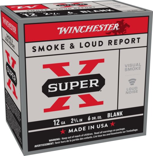 Winchester Ammo XBP12W Super X Blank 12Gauge 2.75" 25 Per Bx/10 Case