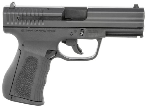FMK G9C1G2BSSCM 9C1 G2 *CA/MA Compliant 9mm Luger 10+1 4" Black Stainless Steel Barrel, Black Serrated Carbon Steel Slide, Black Polymer Frame w/Picatinny Rail, Black Backstrap Grip