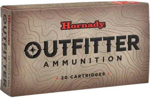 Hornady 823374 Outfitter  375Ruger 250gr Copper Alloy eXpanding 20 Per Box/6 Case
