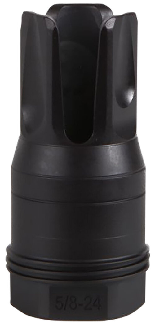 Sig Sauer SL76258X2490DEGF Clutch-Lok QD Q.D. Flash Hider Black Stainless Steel with 5/8" 24 tpi Threads for 7.62mm 90 Degree Taper
