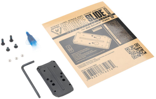 Strike Industries P365RMR Strike Slide Adapter Plate Black 5.80" Long Compatible w/ SI Strike P365 Slide