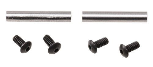 Rise Armament 12005 Anti-Walk Pin Set  Black Stainless Steel AR Platform
