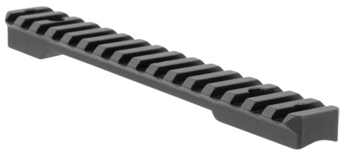 Talley PLM258763 Fierce Picatinny Rail  Black Anodized Long Action 20 MOA