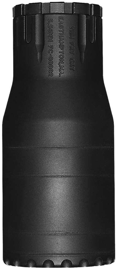 Yankee Hill 2200MB28 Fat Cat (Standard End Cap) 22 Cal (5.56mm) Black Stainless Steel/Inconel, Mini sRx Mount Included