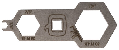 Q LLC TOOLMULTIHB Honey Badger Multi-Tool Silver Stainless Steel