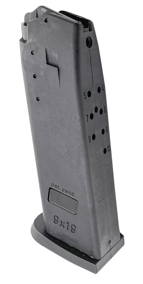 HK 50248611 USP  Black Detachable 10rd 9mm Luger (Full Size)