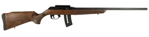 Rossi RS22W2111WD RS22  Full Size 22 WMR 10+1 21" Matte Black Steel Barrel, Matte Black Picatinny Rail Steel Receiver, Fixed Hardwood Stock