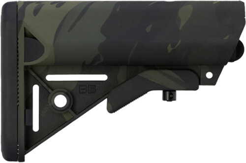 B5 Systems SOP1422 Enhanced SOPMOD Black Multi-Cam Synthetic for AR-Platform with Mil-Spec Receiver Extension (Tube Not Included)