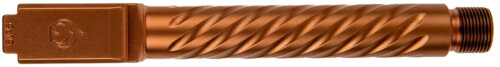 Ballistic Advantage BAPSG175T3R Premium Series 9mm Luger Fits Glock 17 Gen 5 Spiral Fluted Threaded Copper PVD Stainless Steel
