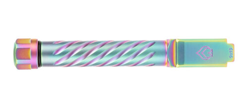 Ballistic Advantage BAPSG195T3W Premium Series 9mm Luger Fits Glock 19 Gen 3-5 Spiral Fluted Threaded Iridescent PVD Stainless Steel