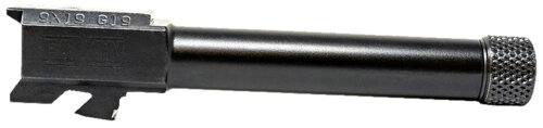 Faxon Firearms GA910N19NGQT Duty Series  9mm Luger Compatible w/Glock 19 Gen2-5, Threaded Black Nitride Steel
