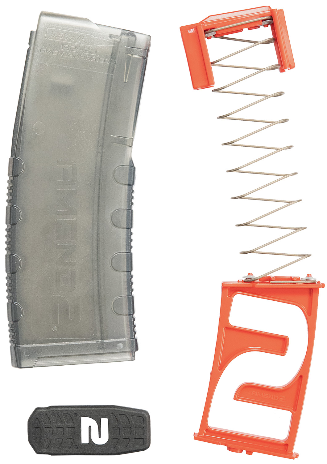 Amend2 556MODCS1030 MOD-C 10rd Fits AR-15 Smoke Polymer