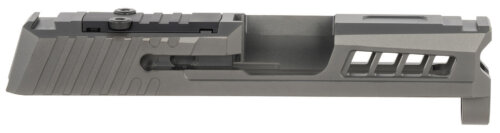 True Precision Inc TPP365SBCRMS Axiom Optic Cut Slide Fits Sig P365 Black DLC Anodized 416R Stainless Steel