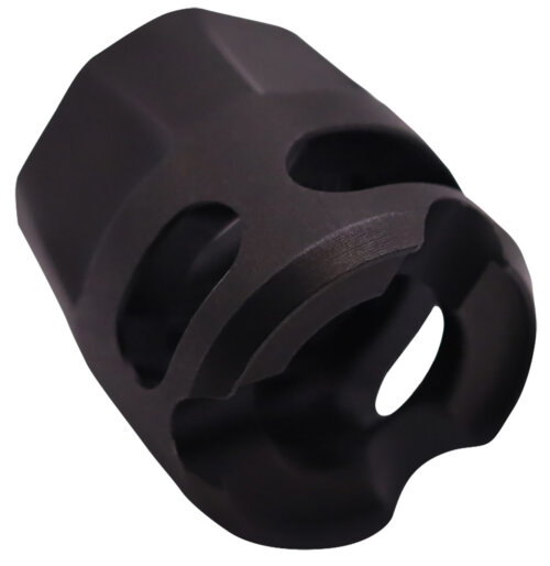 True Precision Inc TPYMICROBL Micro Compensator Y-Type Black Nitride 416R Stainless Steel 1/2"x28 Threads 9mm/380 ACP